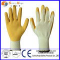 Crinkle finish Fabricants de gants en latex enduits de palme